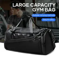 Likros Sports Gym Bag Travel Duffel Bag with Shoes Compartment for Men Women 40L Lightweight Foldable Duffel Bag Workout Bag 1
