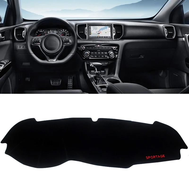 Car Center Console Dashboard Sun Shade Pad - Anti-UV Sun-Proof Carpet Decoration Accessories