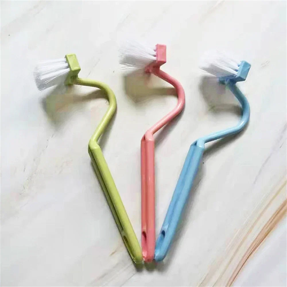 Bathroom Accessories 1PC Bathroom Accessories Small Cleaning Brush Long Handle No Blind Spots For Toilet WC V Shape Toilet Paper Holder Arc S Type