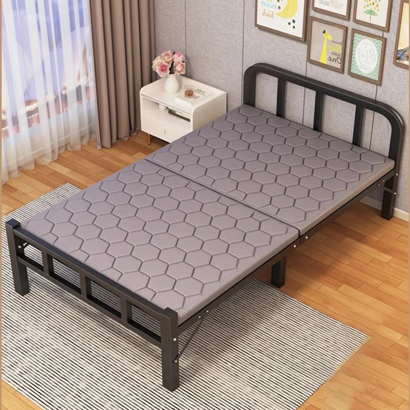 호텔 미니멀리스트 금속 접이식 침대, 럭셔리 디자인 침대, 패셔너블한 편안한 카마, 유연한 거실 가구, 무료 배송