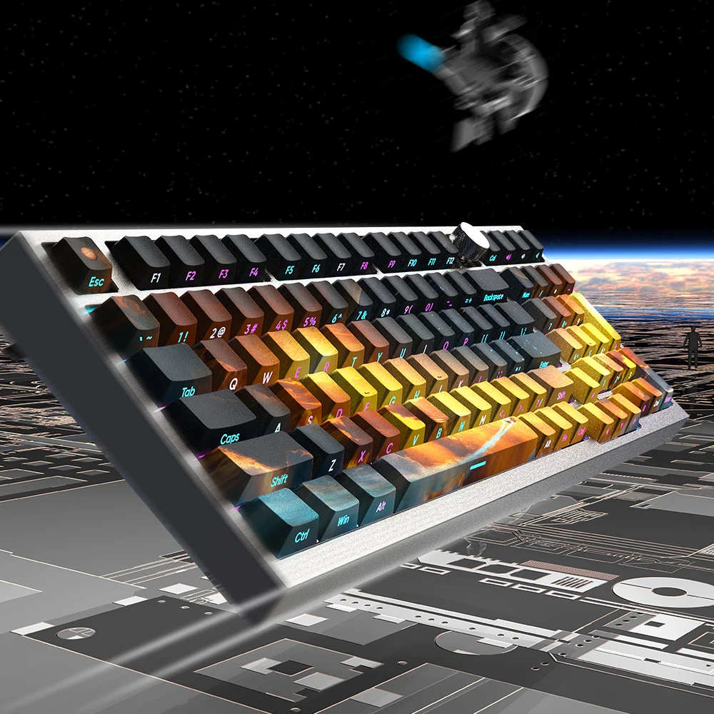 Custom Light Dye Sub Backlight Key Caps para mx Switch Mechanical Keyboard Cap Double Shot Pbt Keycaps 125 Teclas - Imagem 6