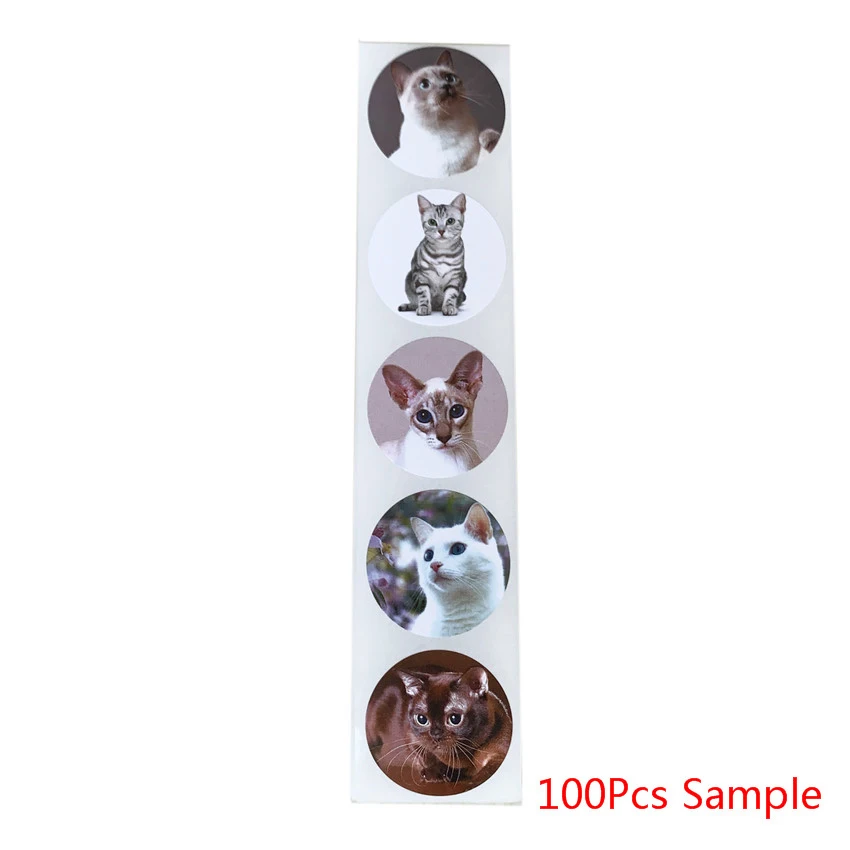 100-500pcs Lovely Cat stickers Sealing labels Reward sticker school teacher Cute animals kids stationery sticker Gift decor,decorative stickers,self adhesive stickers,stationery stickers,paper stickers,adhesive stickers,decorative labels stickers,animal stickers,handbook stickers,packaging stickers,diy scrapbooking accessories