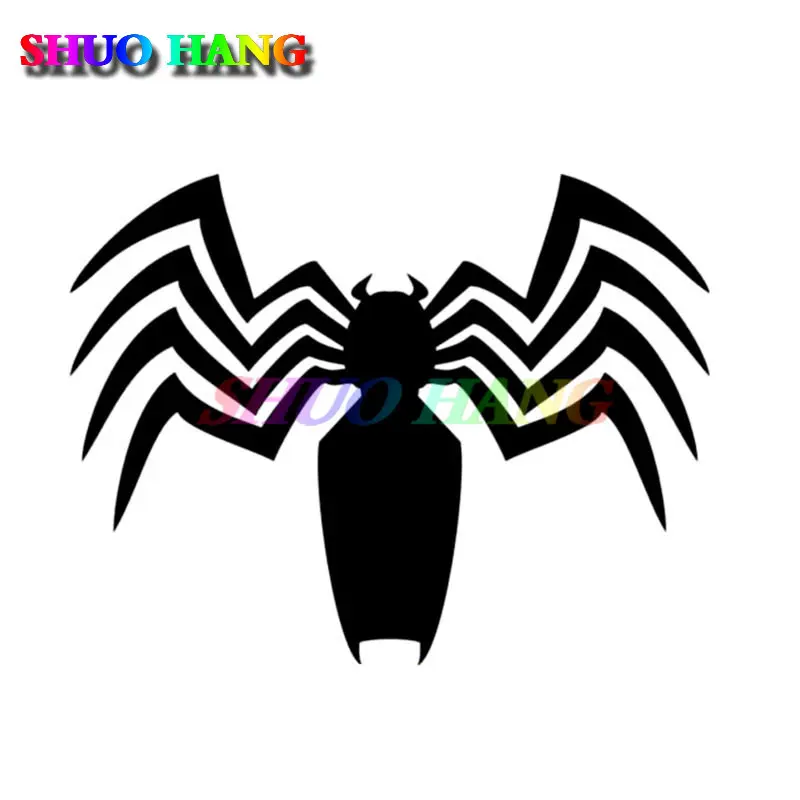 thumbnail image 1 of Pegatina de vinilo para coche, calcomanía de reptil, viuda negra, veneno, araña negra, telaraña, accesorios decorativos para motocicleta, PVC creativo, 1 of 5