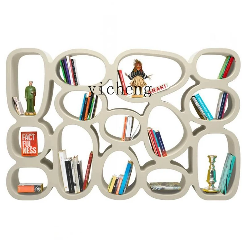 

Zf Bookshelf Simple Modern Bookcase Bookshelf Display Rack Display Shelf Italian Style