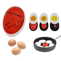 1pcs Egg Timer Boiled Egg Ripening Observer Yummy Soft Hard Egg Cooking Color Changing Creative Kitchen Utensils 2