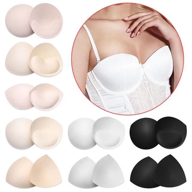 Sponge Inserts Bra Padded Swimsuit  Women Accessories Sponge Swimsuit -  2pcs 1pair - Aliexpress