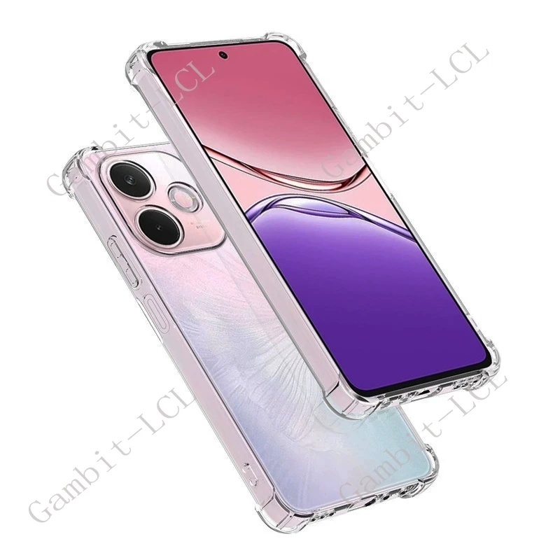 Durable Shockproof Anti-Falling Soft TPU Back Cover Case