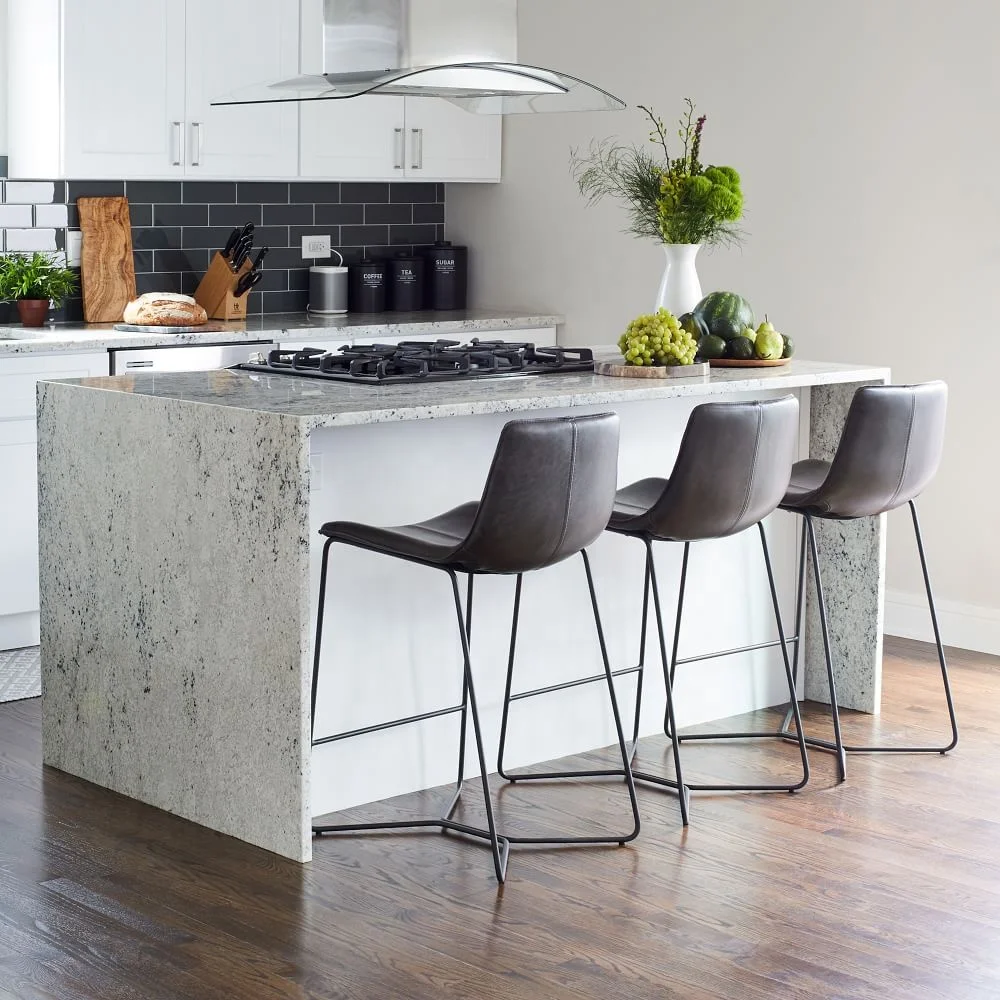 Restaurant Retro Bar Stool Kitchen Stool Bar Chair Metal High Chair
