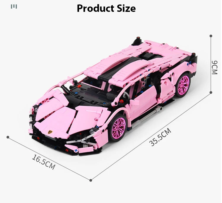 Compatible avec LEGO Technic Lamborghini Sian - 1289 Pcs