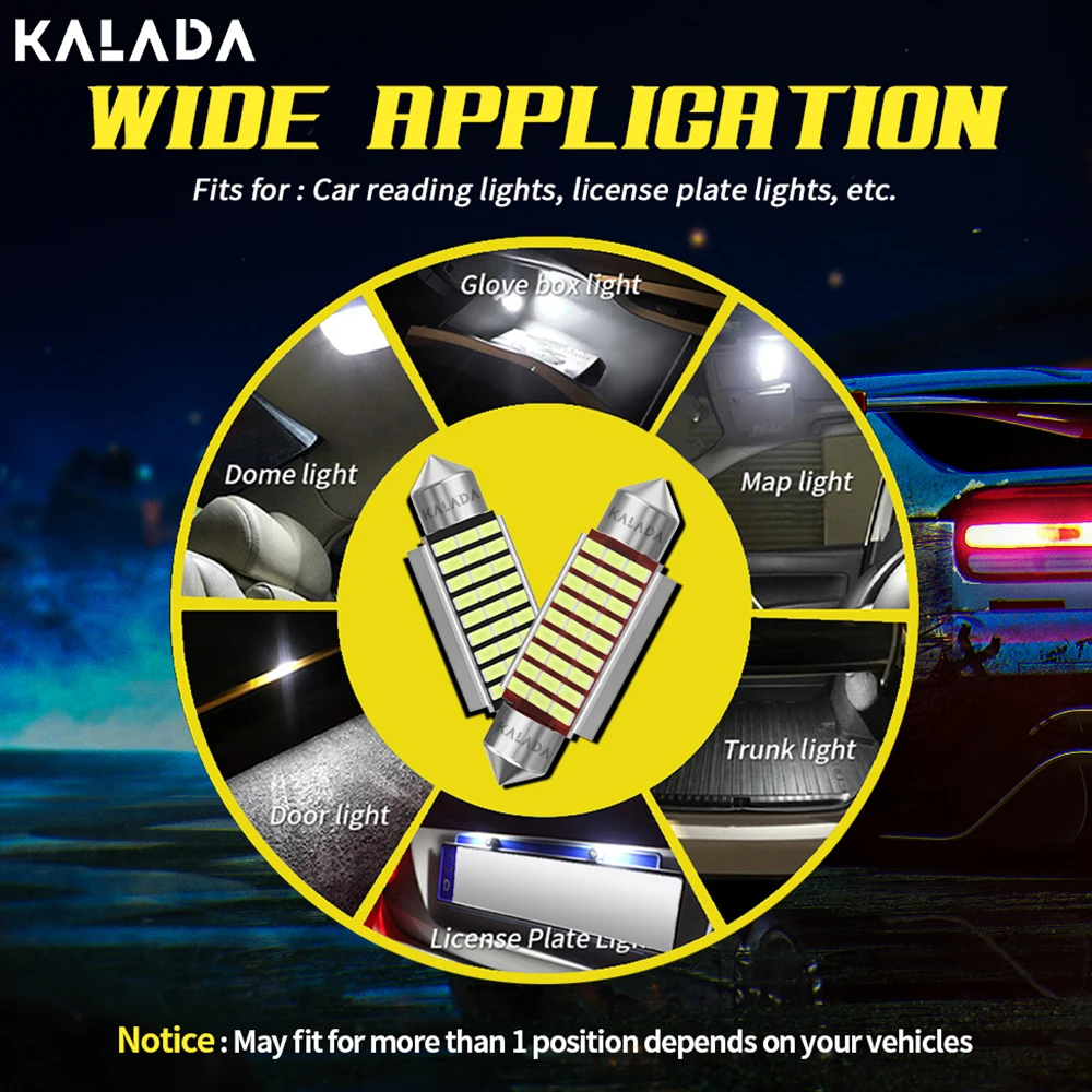 2x C10W C5W Led ���� Canbus 3014 SMD ���� 31mm 36mm 39mm 42mm �ڵ��� ��ȣ�� ���� ���׸��� �� ���� �� ���