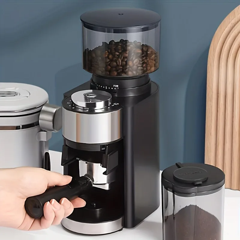 

Coffee Makers Coffee Machine Commercial Grinder, Italian Electric Grinder Coffee Bean Grinder Fine Adjustable Research