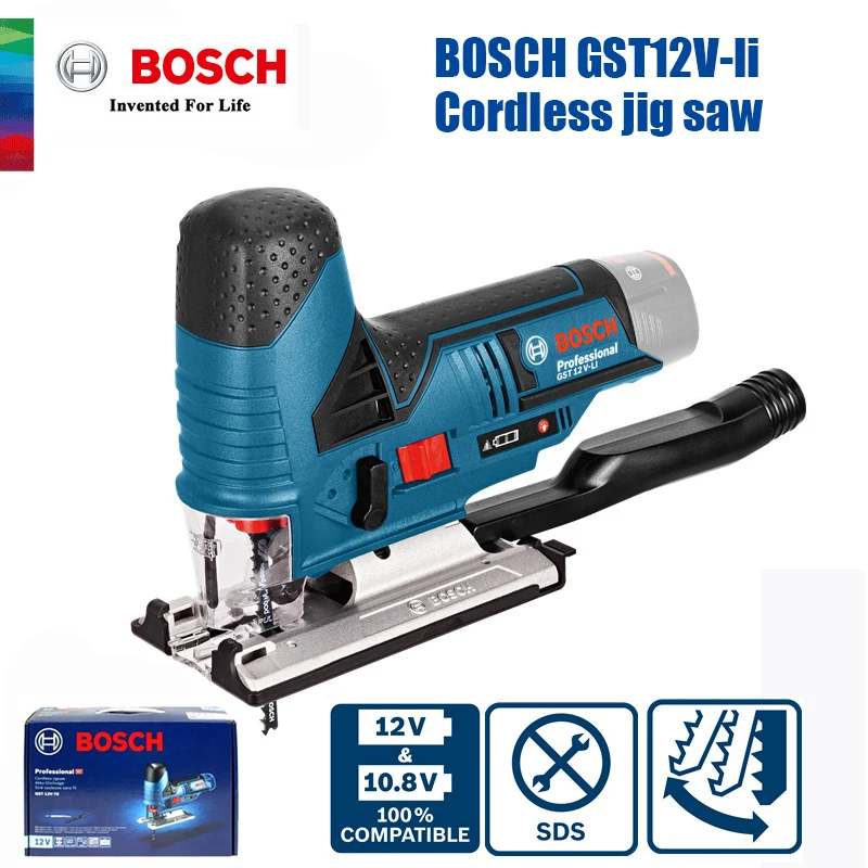 BOSCH GST12V Li Professional Cordless Jig Saw Woodworking Cutting