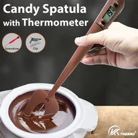 Digital Candy Spatula with Thermometer Confectionery/Sugar/Candy Thermometer Meat Cake Milk Thermometer Tool 1