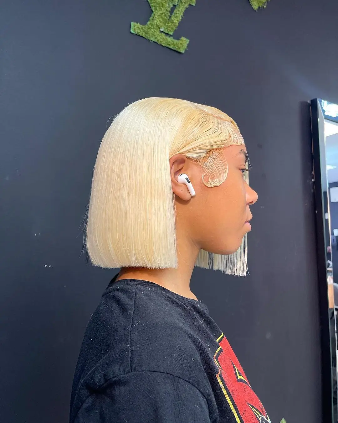 Vietnamesisches Remy-Echthaar, 13 x 4 HD-Spitze-Front-Bob-Perücke, 613, honigblond, super doppelt gezogen, knochengerade, leimlose Perücke für Frauen – Detail 18