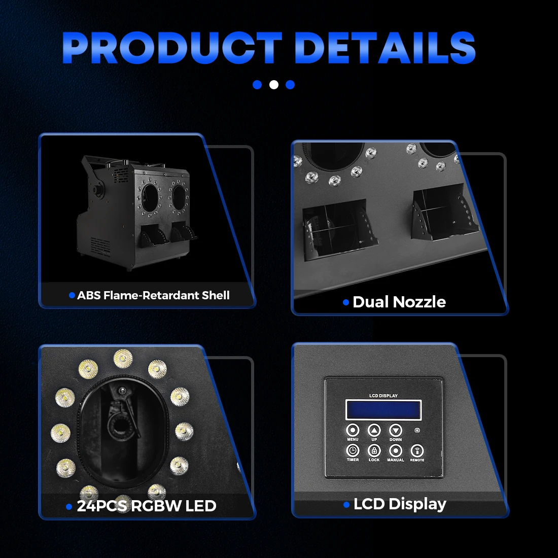 m o c o ✿.*・ Amazon.com: MOKA SFX Moving Head Beam Light 18W 6 in 1