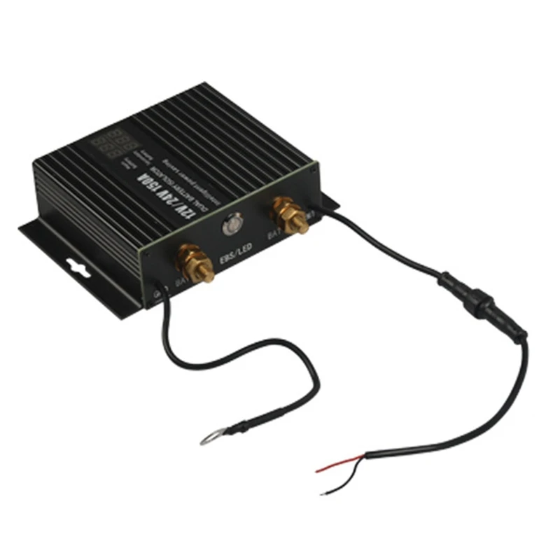 150 Amp 듀얼 배터리 아이솔레이터 키트, 듀얼 배터리 스마트 아이솔레이터, 자동차 RV ATV UTV 캠핑카 트럭 보트 액세서리