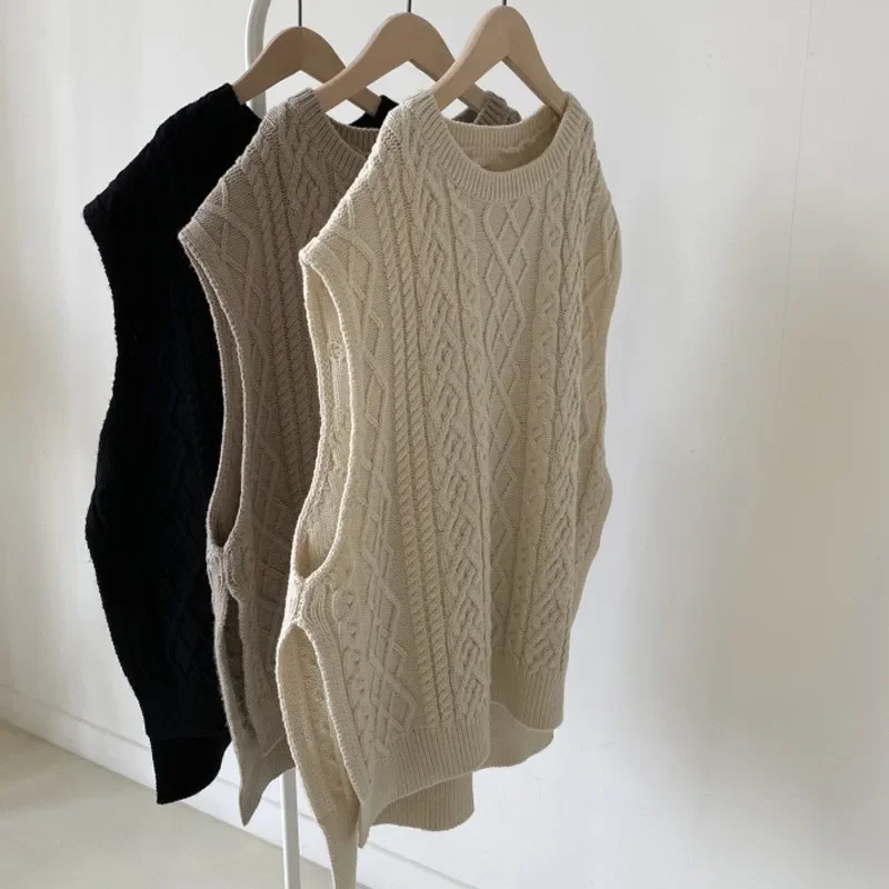 Baby Girl Knitwear Sleeveless Sweaters Autumn Boys Cotton Vest Coat Solid Tops Knit Waistcoat Toddler Pullover Outerwear 0-3Y baby waistcoat