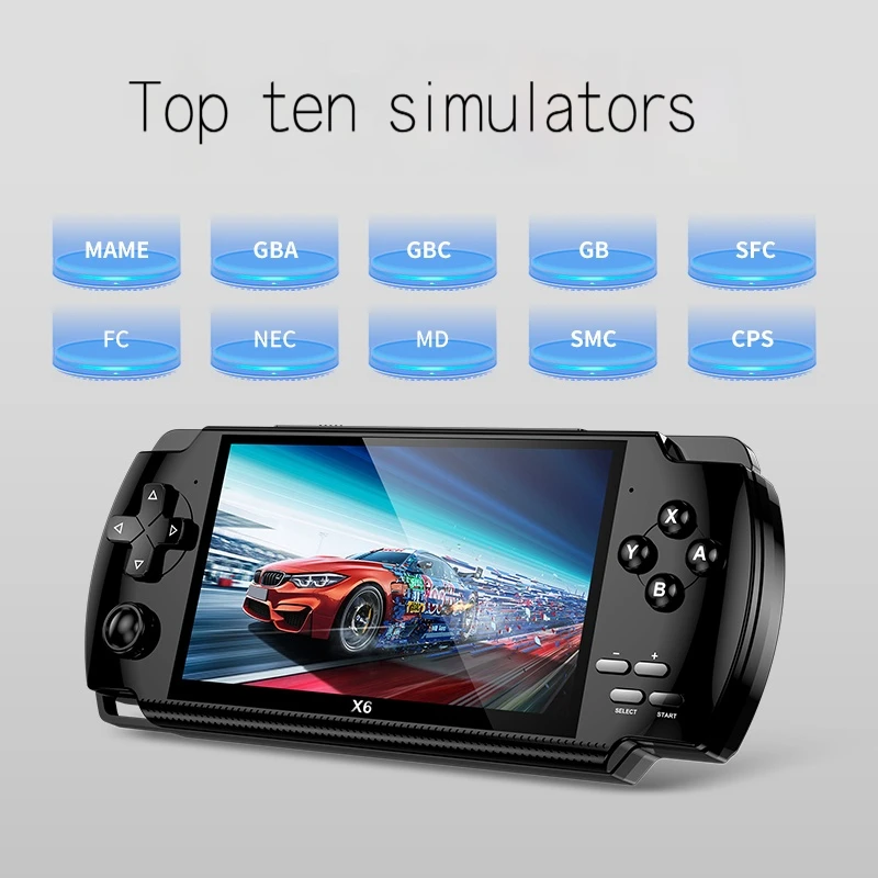 PSP 3000 X6 Consola 12 Types Of Simulators 10000 Arcade Games