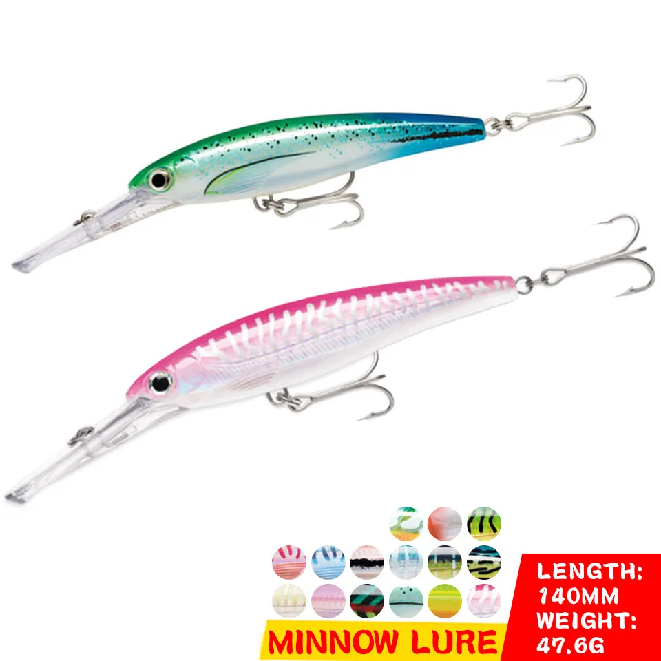 

1PCS 140MM/46.7G Sinking Minnow Lure Artificial Metal Sequin Hard Bait Perch Carp Bass Wobblers Pesca Swimbait Fishing Accessory