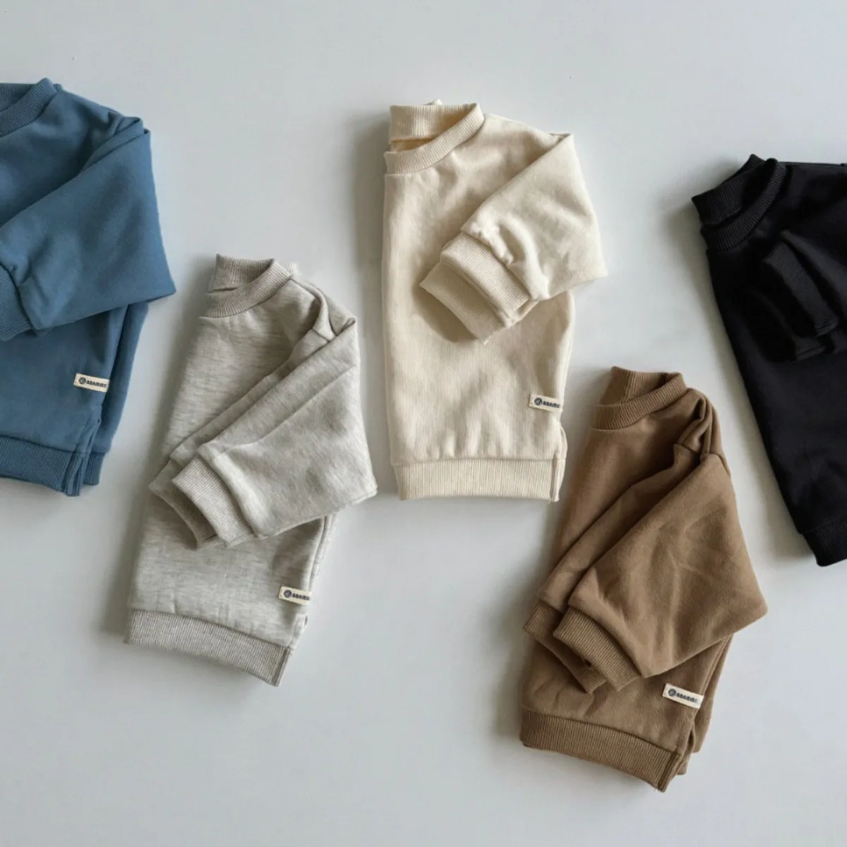 Spring Autumn Fashion Baby Clothes Boys Long Sleeve Hoodies Infant Girls Cotton Casual Hoodless Sweatshirt 0-3y Toddler Top