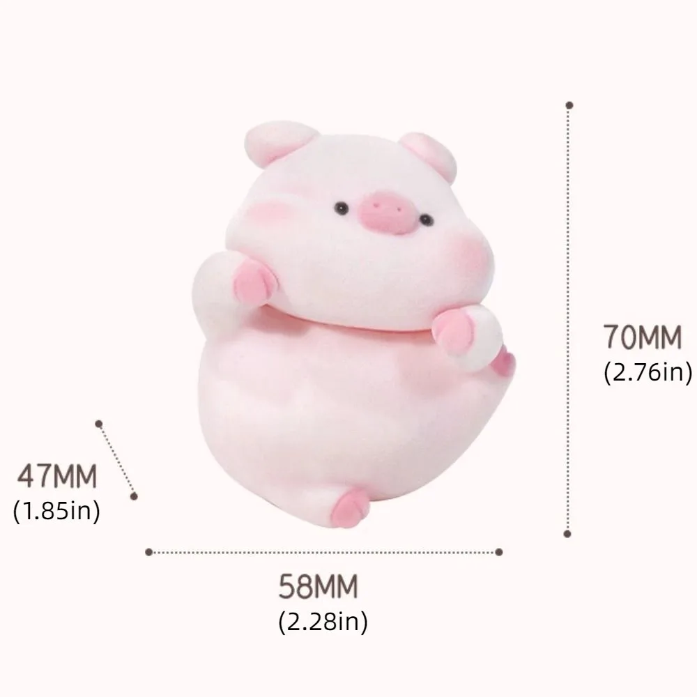 Flocking Computer Monitor Decoration Desk Ornament Panda Dog Screen Animal Model Rabbit Computer Display Center Console Doll