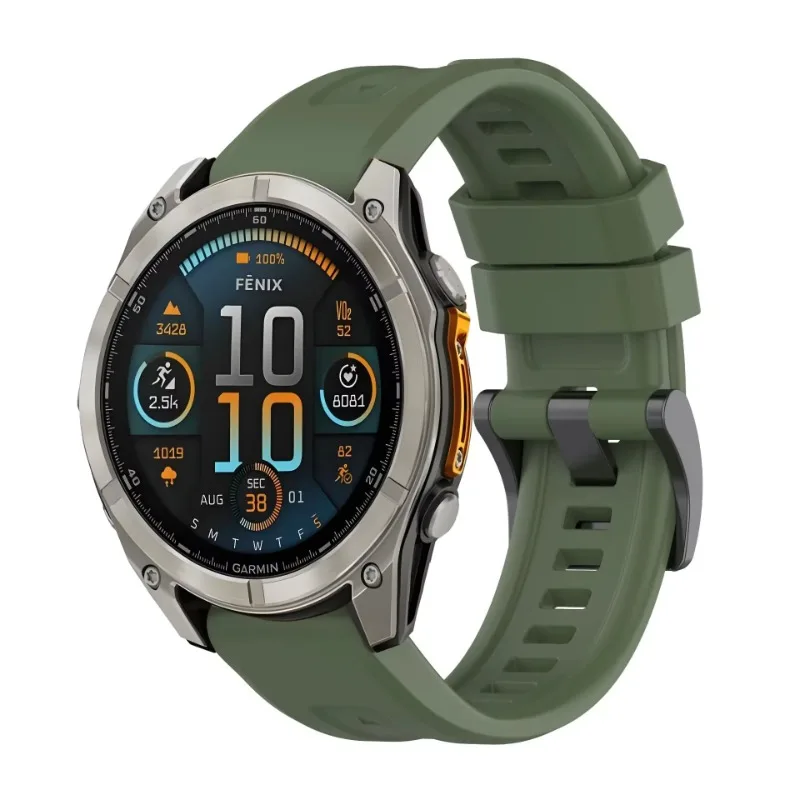 Silicone QuickFit Strap - Durable & Comfortable Correa for Garmin Watches