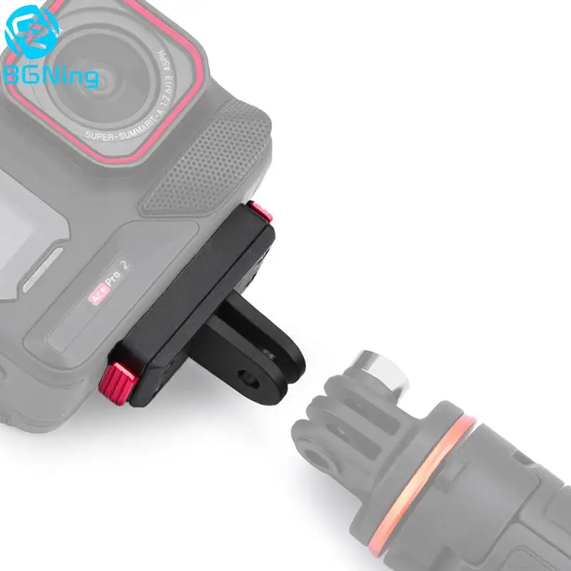 Adattatore Magnetico A Sgancio Rapido Per Insta360 Ace/Ace Pro - Base In Lega Di Alluminio, Leggero E Stabile