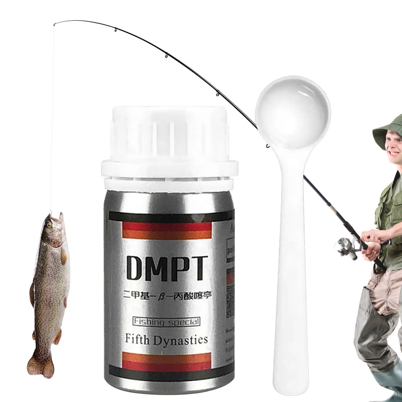 40/80g DMPT Fishing Bait Additive Fishing Small Medicine Powder