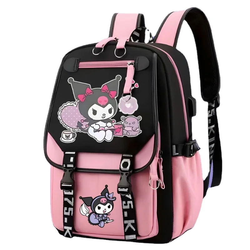 

Модный мультяшный рюкзак MINISO Kuromi 2024 для девушек Sanrio