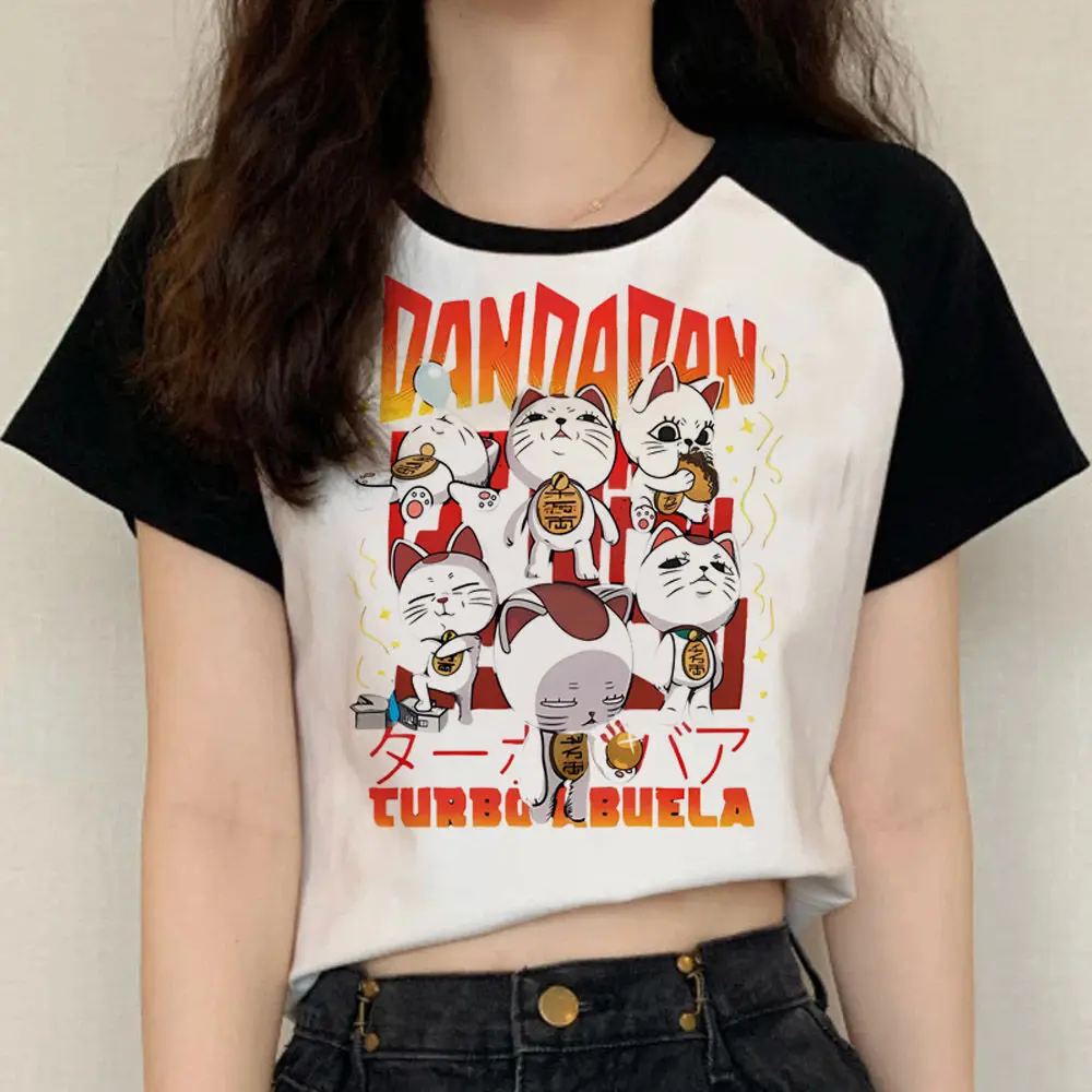 Dandadan Graphic Anime Women's Streetwear T-Shirt - Psychedelic Punk Pastel Design