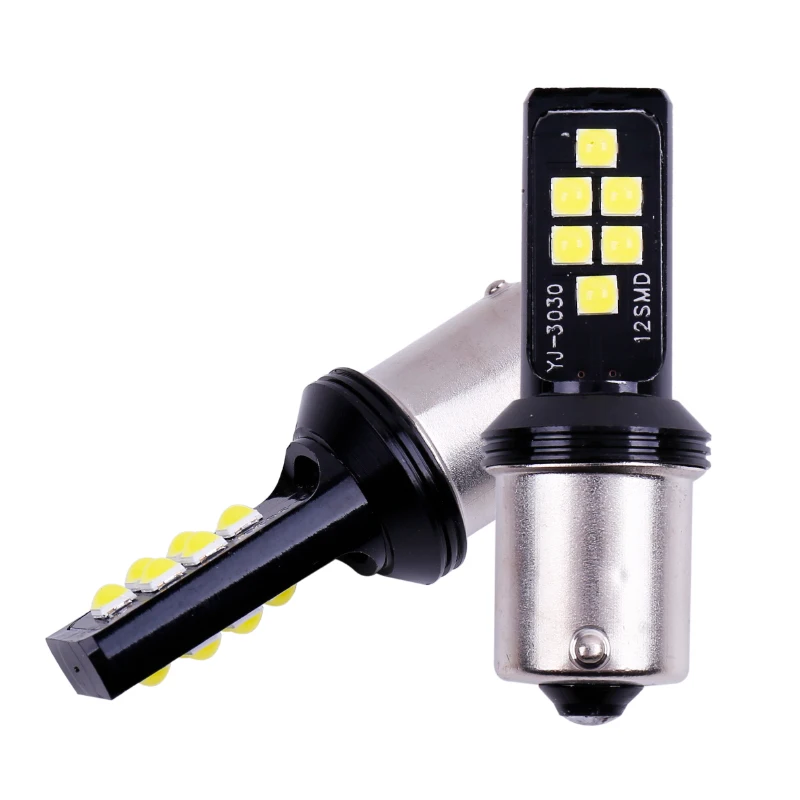 

2 шт., стоп-сигналы для автомобиля, 3030smd 1156 p21w 1157 led 7443