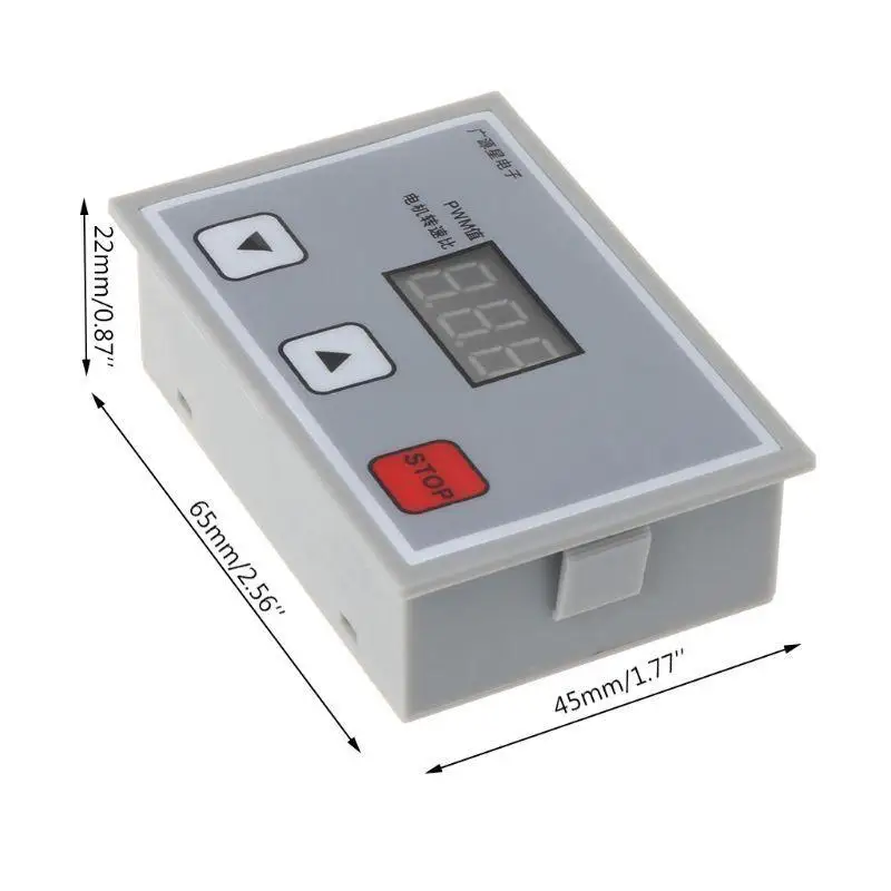 652F 모터 속도 컨트롤러 DC12V-24V 5A 120W PWM 신호 발생기 드라이버 모듈(푸시 버튼 스위치 포함) 0100% 조정