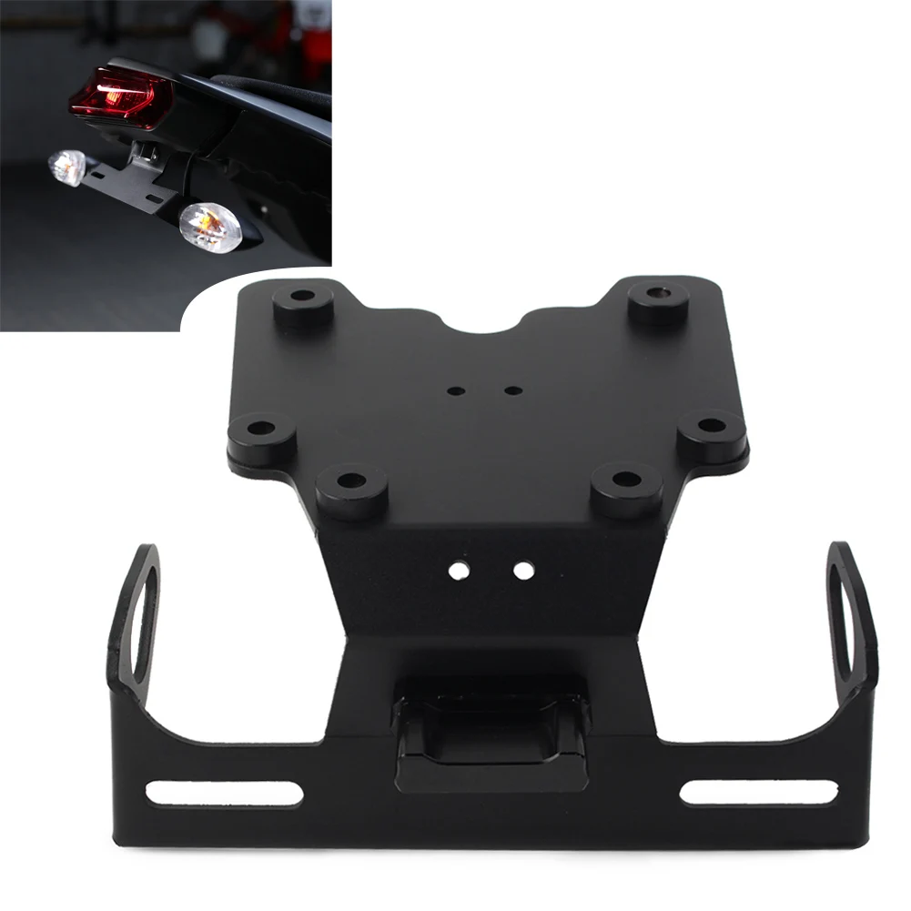 

Motorcycle Fender Eliminator Tail Tidy License Plate Holder with LED Light For Yamaha Tenere 700 XTZ700 T7 2019 2020 2021