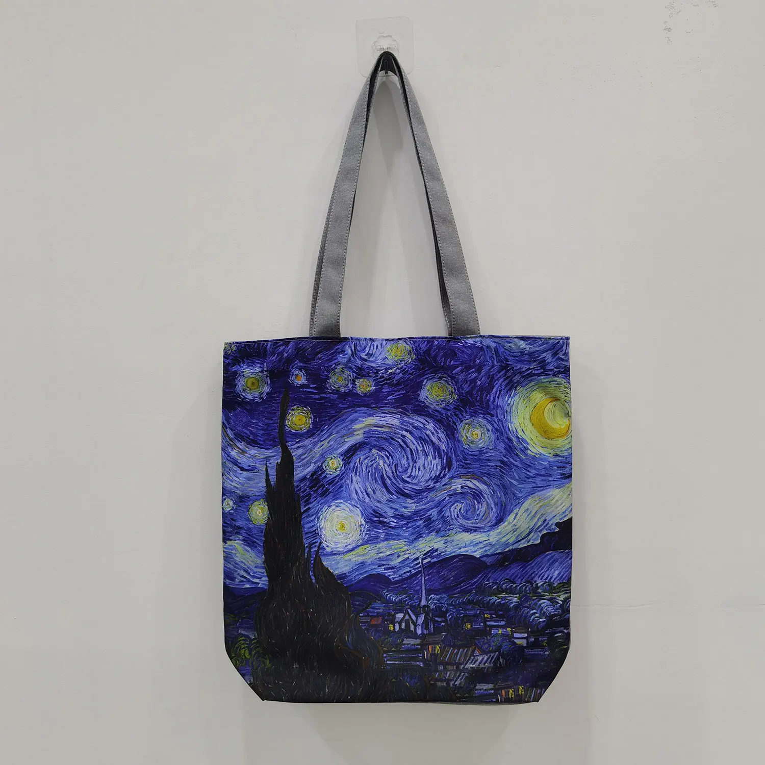 New Van Gogh Oil Painting Canvas Tote Bag Retro Art Fashion Travel Bags Women Leisure Eco Shopping High Quality Foldable Handbag