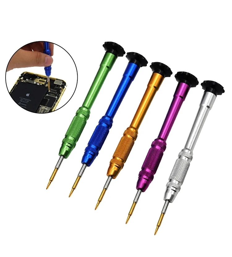1 Stück Präzisions-Schraubendreher T2/T4/T5/T6/Y/Kreuz/Schlitz/Pentalobe/Hex für Uhr/Telefon/Computer/Brille DIY Handy-Reparatur – Detail 1