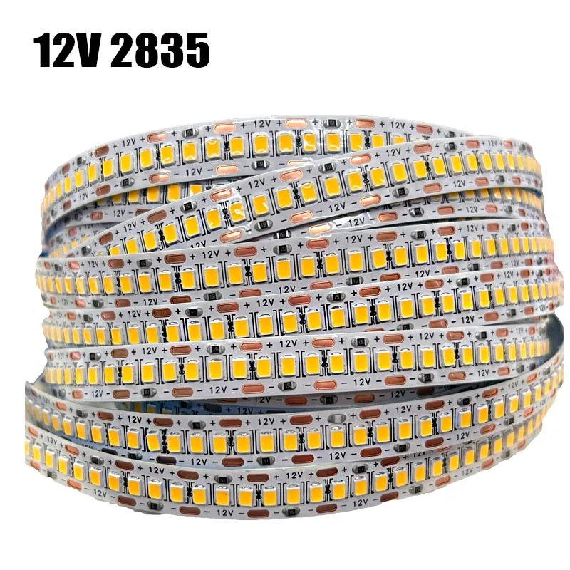 

12V 2835 LED Strip Light 5m 1m USB Light Flexible LED Tape Ribbon 60/120/240leds Warm White / Cold White Kitchen Home Decoration