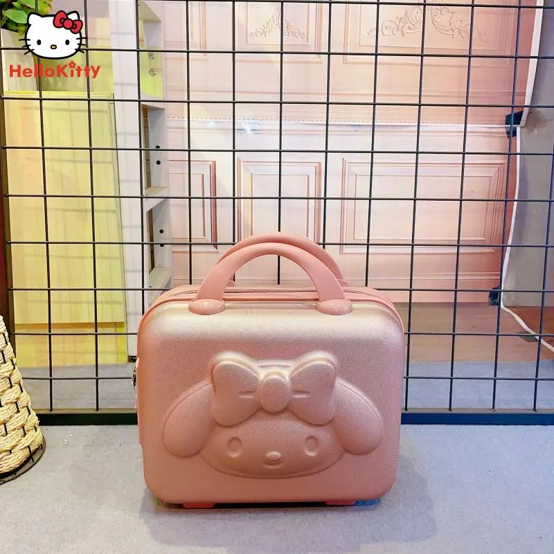 My Melody Suitcase Women Vanity Case Cute Travel Portability Solid