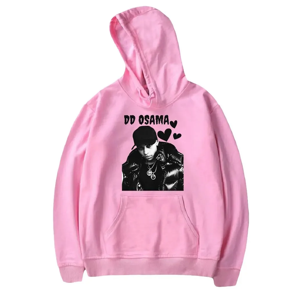 DD Osama Hoodie Mulheres Homens Manga Longa Pullover Com Capuz Moletons Unisex Casual Streetwear Moda Roupas 2024