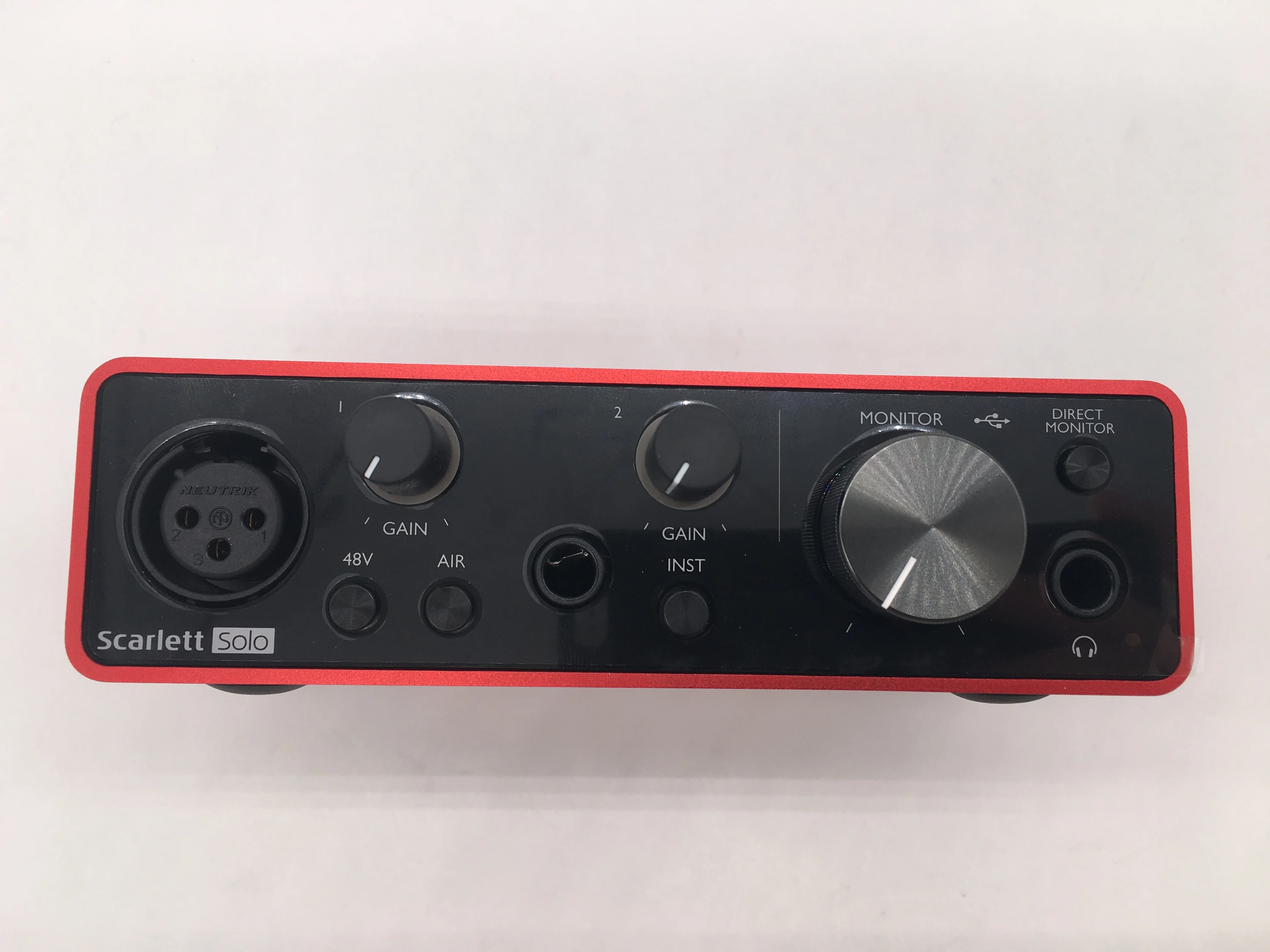 Focusrite Scarlett Solo (3rd gen) USB Audio Interface 24-Bit/192KHz AD-Converters For Recording Mic Guitar audio interface