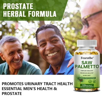 Saw Palmetto 500 mg Prostate Supplements Urinary and Prostate Health, Hair Care and Hair Loss Capsules 2