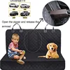 Dog car seat pad for cars trucks SUVs and other vehicles - universal pet rear seat pad for pets 4