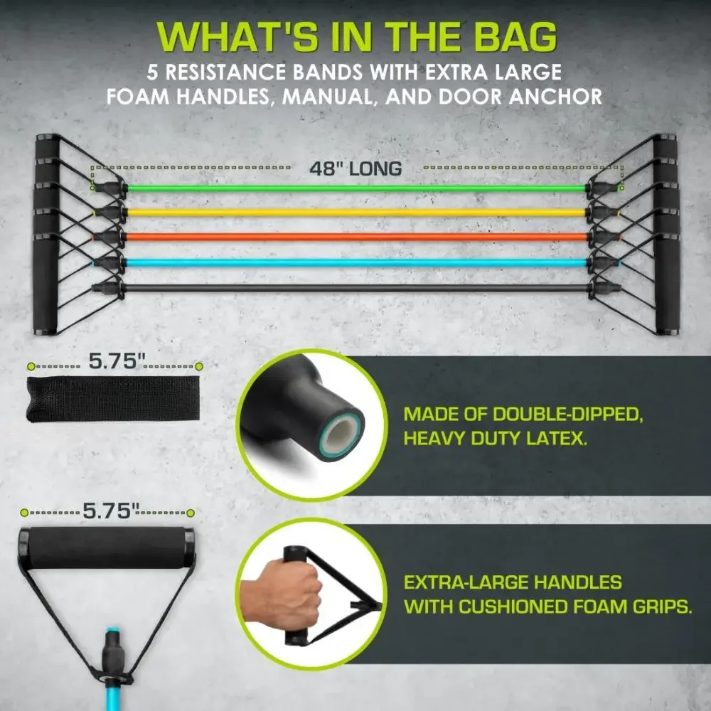 Tube Resistance Bands Set 2