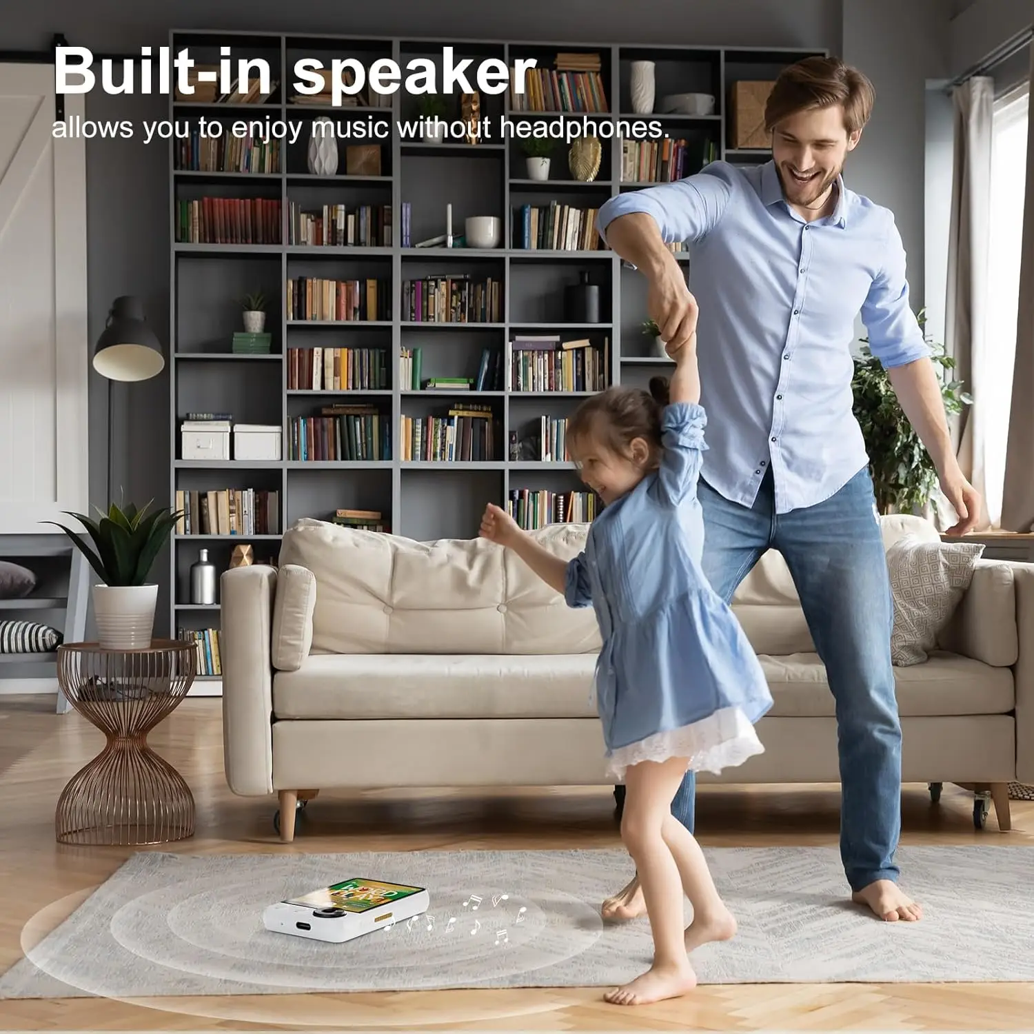 Portable Bluetooth MP3 Player with 2.4 Inch Screen