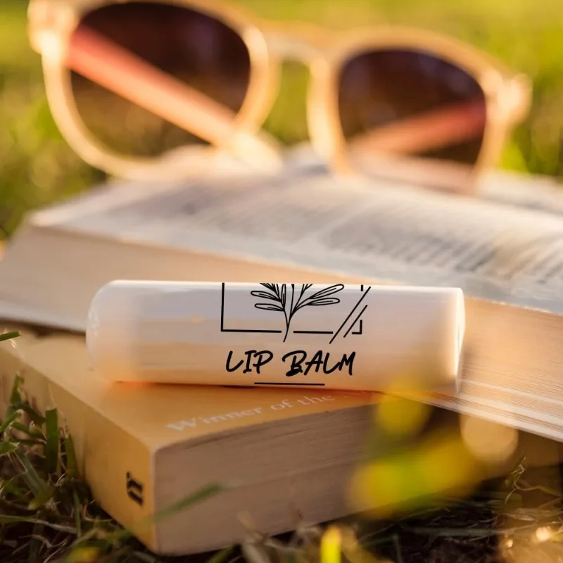 Flower Lipstick Label Sticker Pack 4