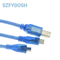 30CM USB Cable for Uno R3/Nano/MEGA/Leonardo/Pro Micro/DUE Blue High Quality A Type USB/Mini USB/Micro USB Cable For Arduino - Image 3