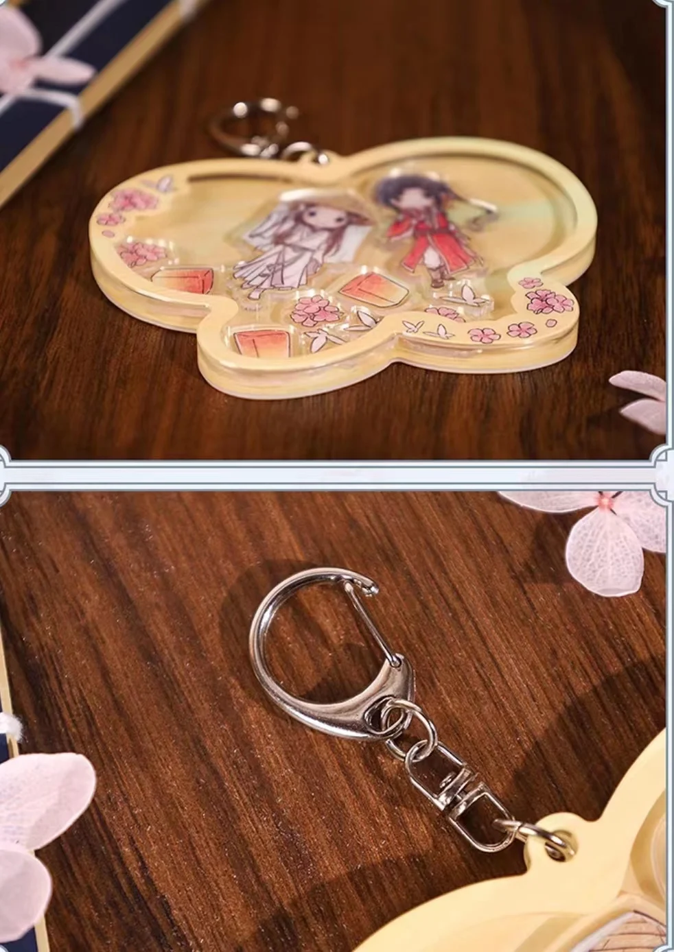 Tian Guan Ci Fu TGCF Xie Lian Hua Cheng BL Shikishi Quicksand Frame Display Cute Cosplay acrylic 4
