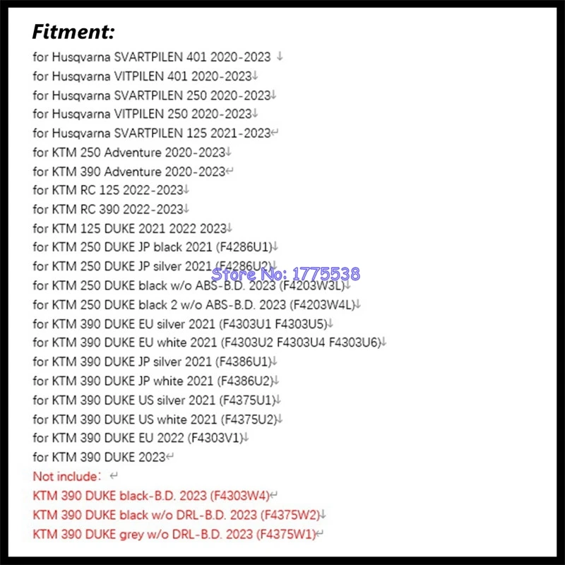 For KTM 250 390 Adventure 2020-2023 RC 125 390 2022-2023 DUKE125 250 390 2021-2023 Motorcycle Exhaust Link Pipe for 51mm Exhaust - Image 2