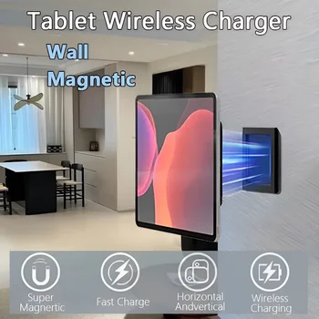 Soporte Magnético de Pared para Tablet, Cargador Inalámbrico, Base USB-C Tipo C para Android, iPad, Panel de Control Inteligente para el Hogar 1 Soporte Magnético de Pared para Tablet, Cargador Inalámbrico, Base USB-C Tipo C para Android, iPad, Panel de Control Inteligente para el Hogar 1