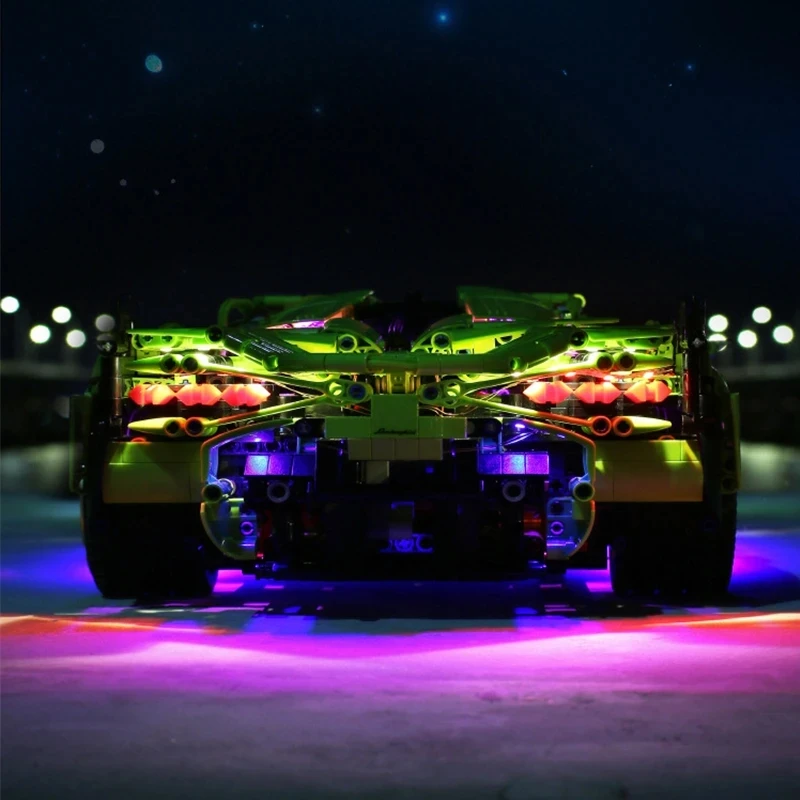 RC LED Light Kit For LEGO 42115 Lambo Sián FKP 37 Building Blocks Bricks Toy（Only LED Light，Without Blocks Model））