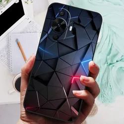Custodia per telefono in silicone nero morbido e protettiva con design di leone e lupo